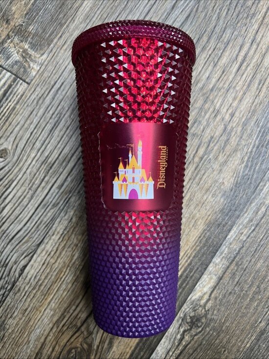 Starbucks Disney Other - Starbucks Disney Studded Bling Red Cinderella Castle Cup Tumbler Straw No Straw